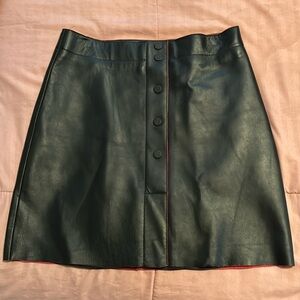 Sandro Paris Milla Leather Skirt Size FR 3/US 8 NWT